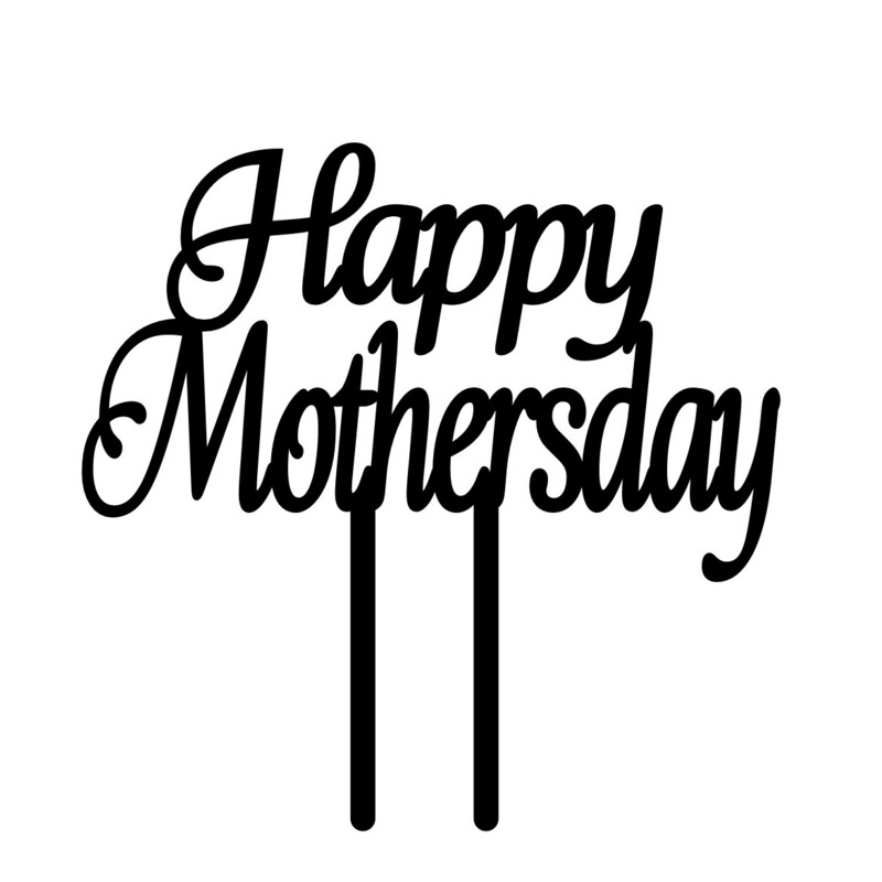 Happy Mothersday taart topper (1)