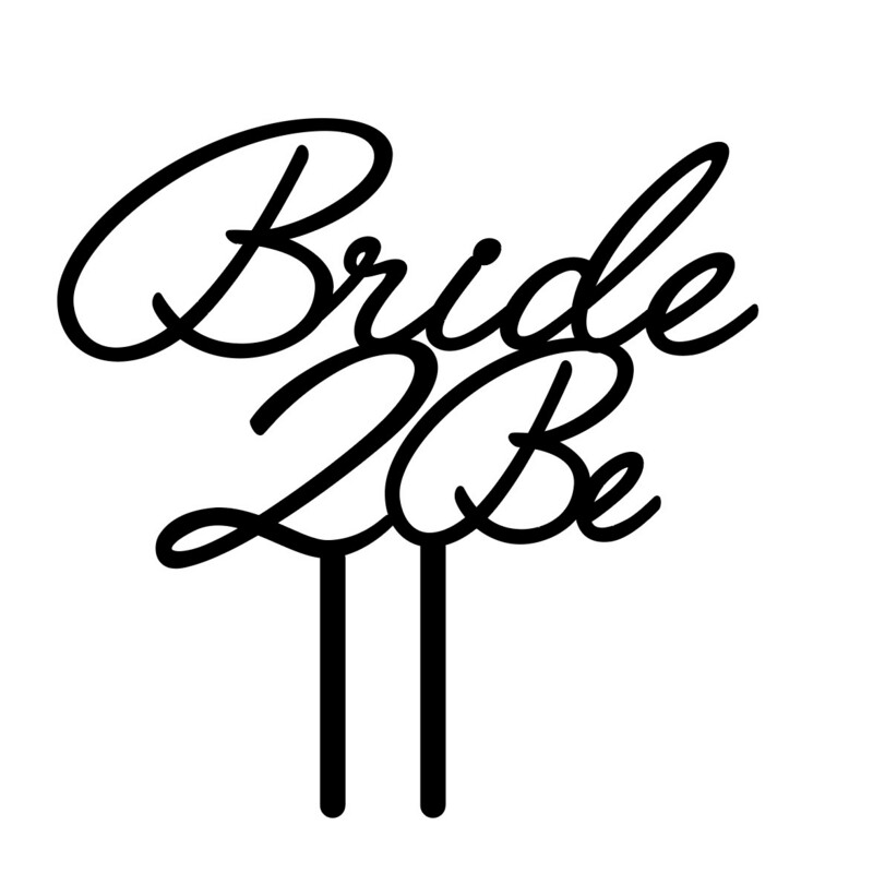 Bride to be taart topper (3)