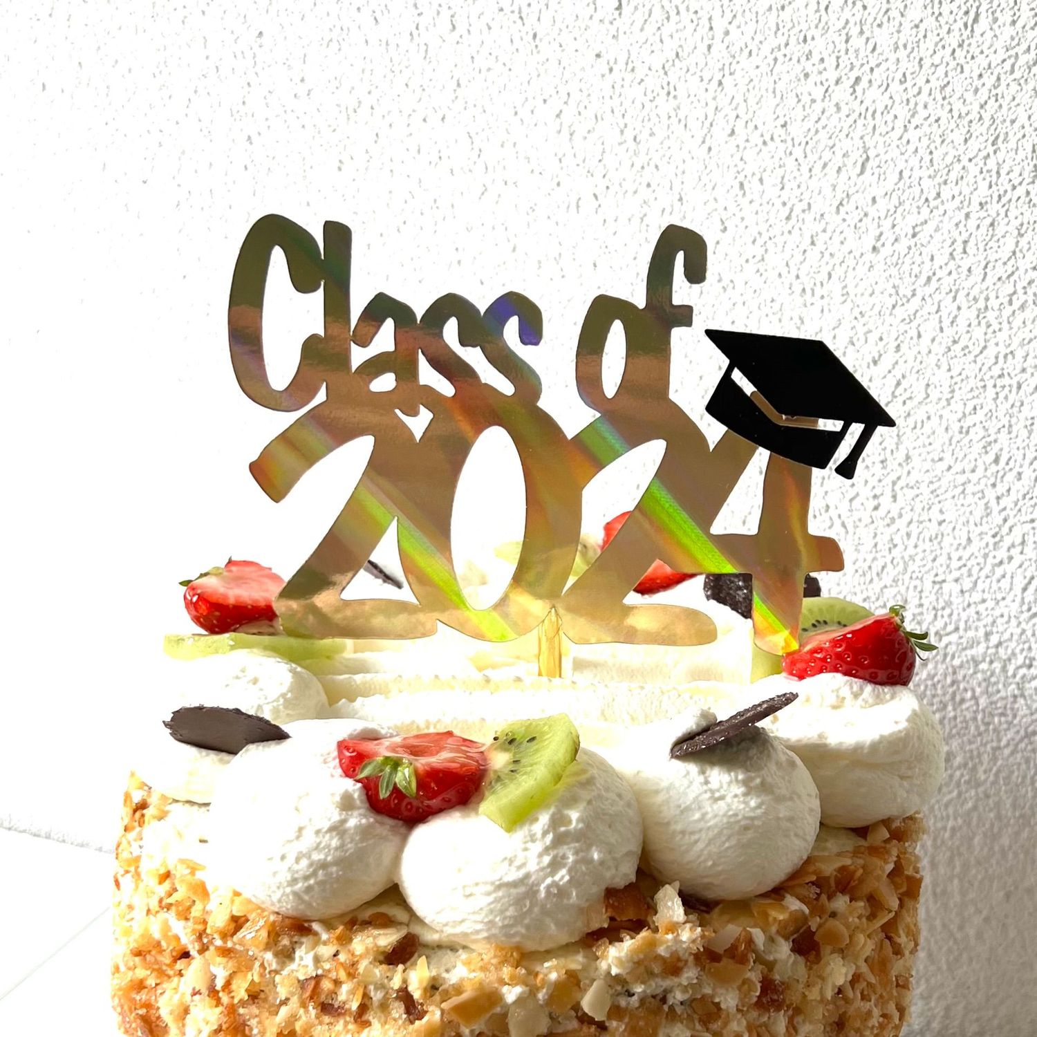 Geslaagd Class of 2024 diploma karton