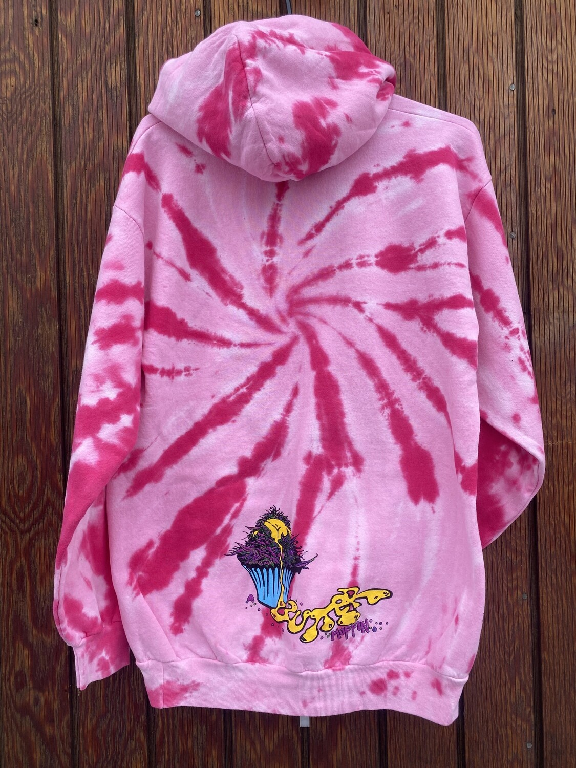 Baked fresh daily hoodie BM pink