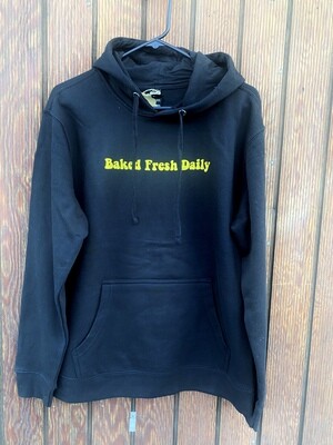 Baked fresh hoodie blk