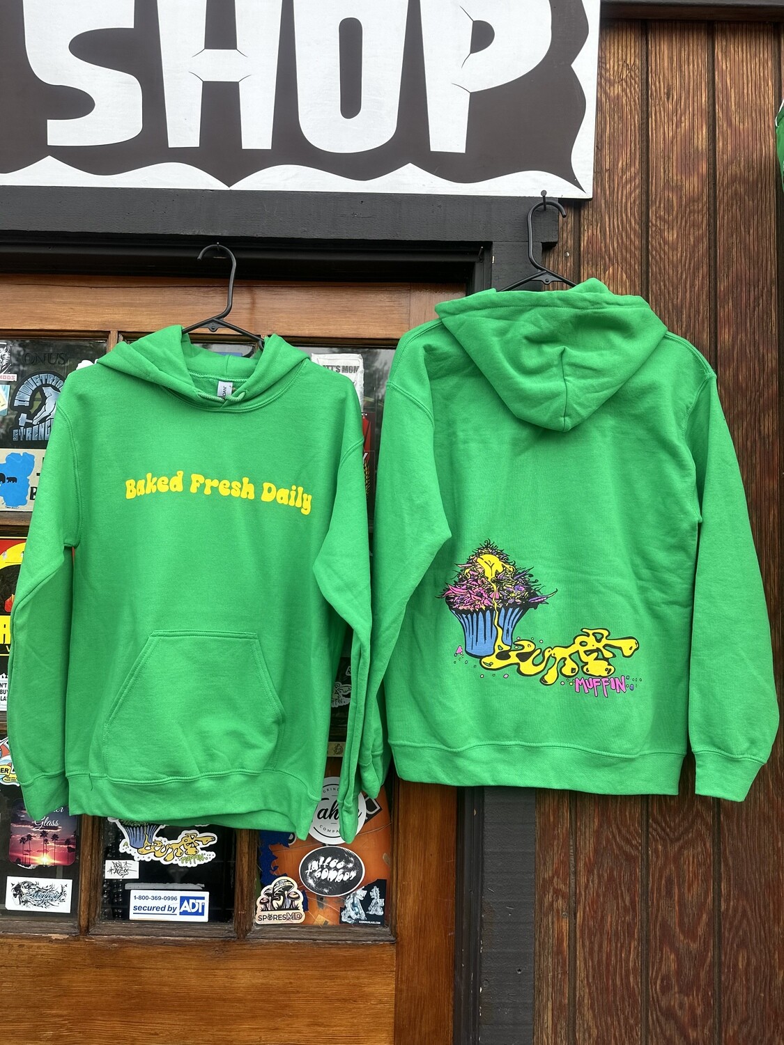 Buttermuffin green hoodie