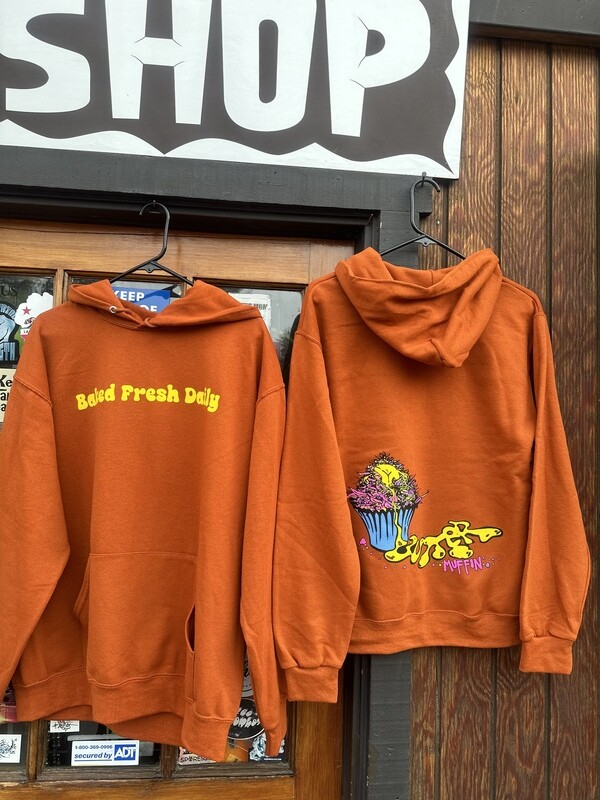 Buttermuffin rust hoodie