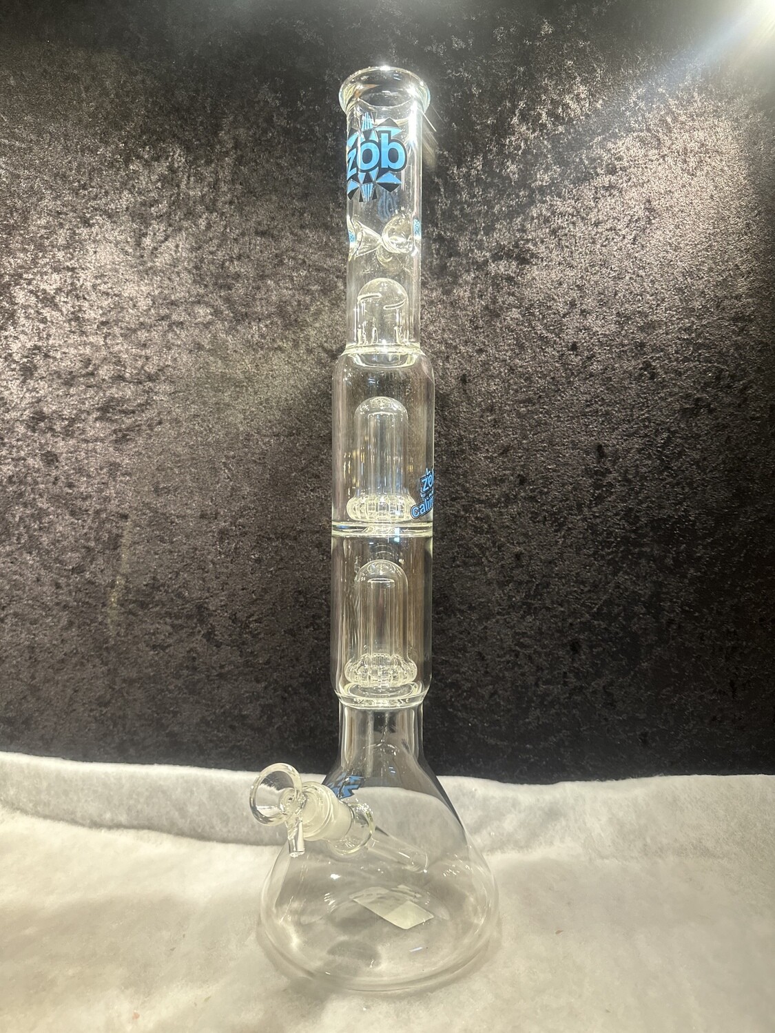 zob w double shower head lrg beaker