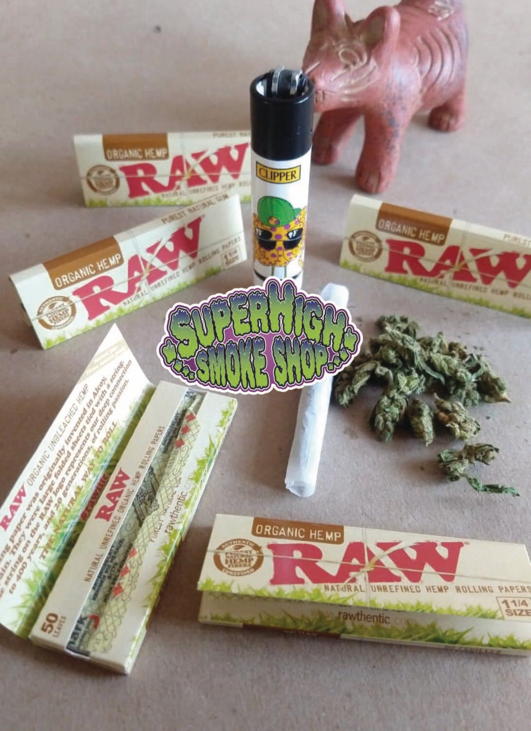 Papel Raw Organic Hemp