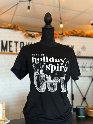 Holiday Spirit BLK Tee