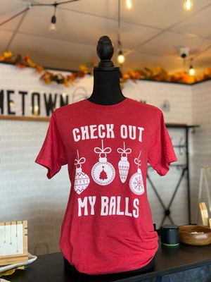 Check Out My Balls Tee