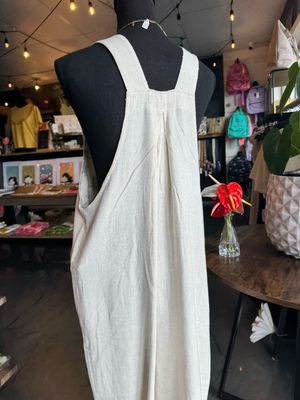 Pretty Linen Overalls