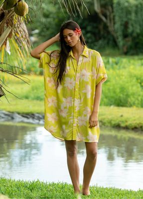 Kaimana Dress In Melon