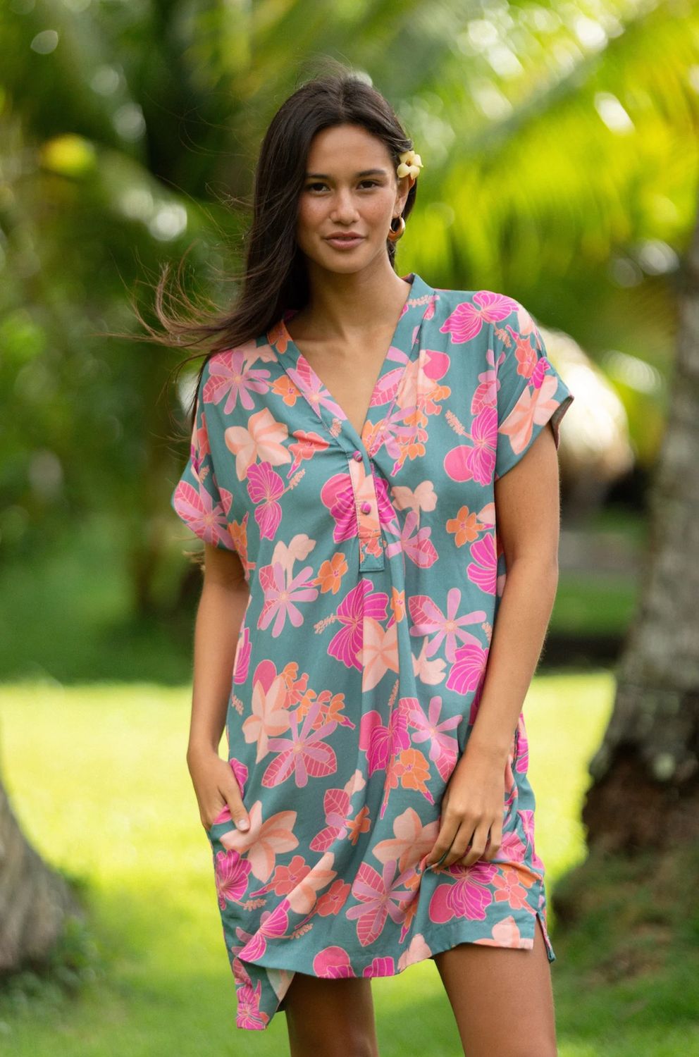 Momi Dress In Hunny Girl Bloom