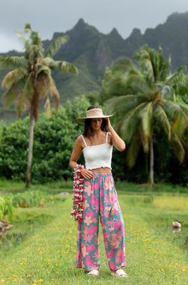 Elodi Pants In Hunny Girl Bloom