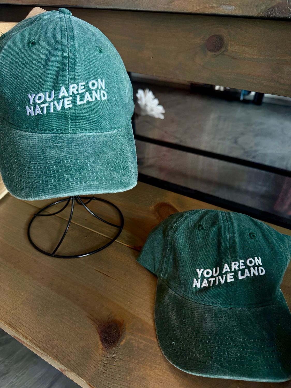 On Native Land Dad Cap