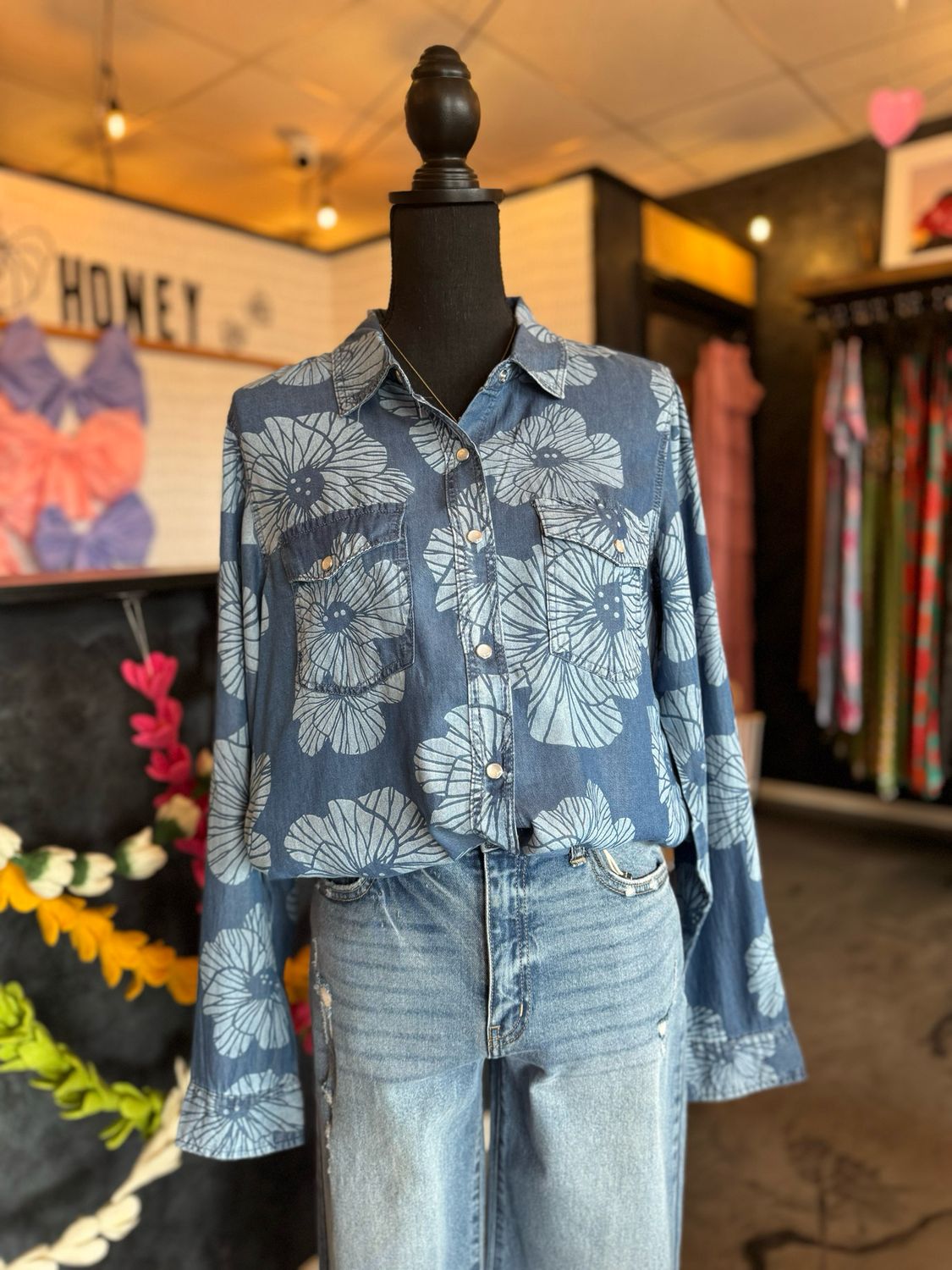 Retro Hau Long Sleeve Tencel 