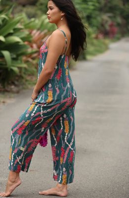 Halia Jumpsuit Shell Lei