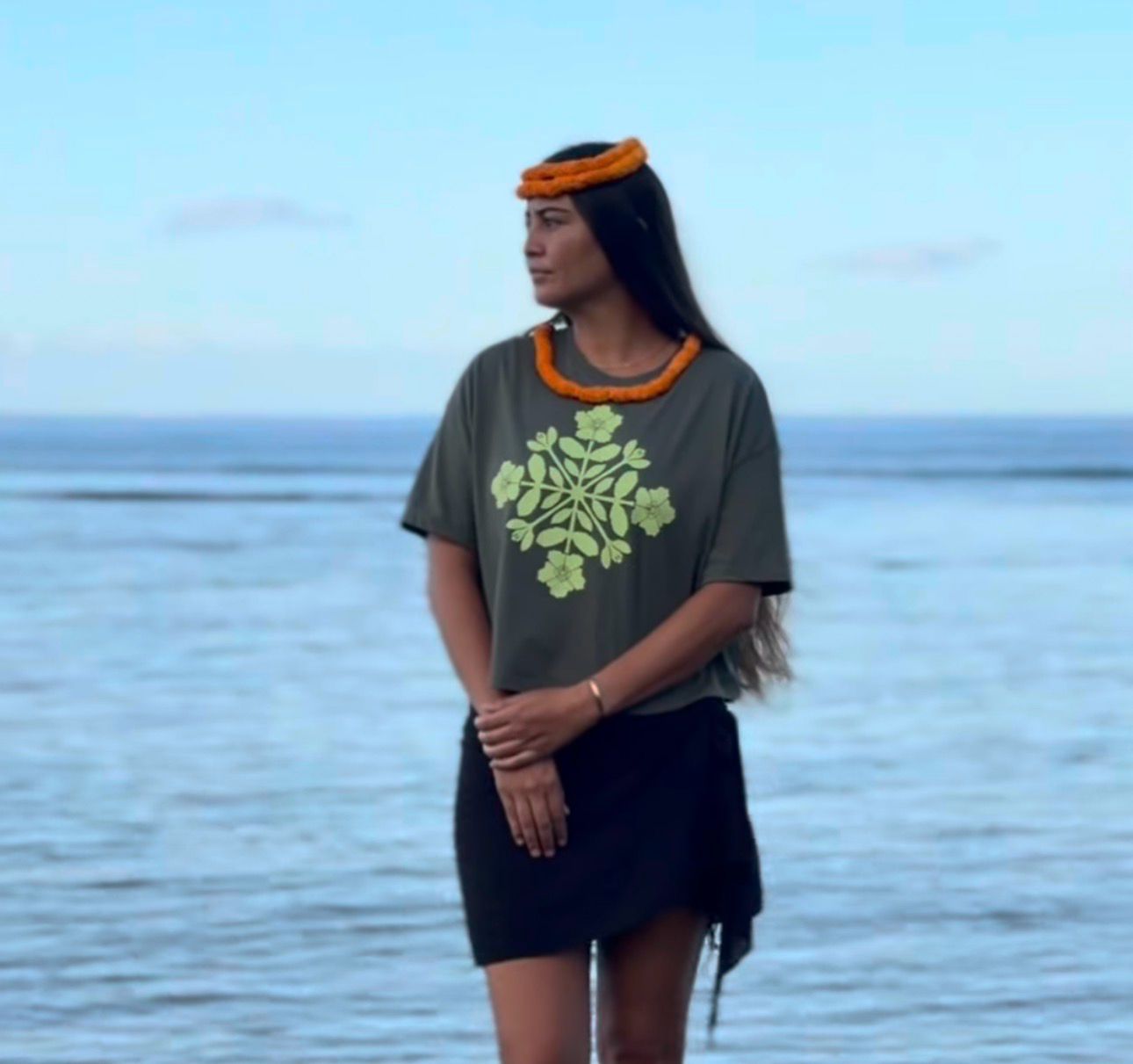 'Ilima Crop Tee
