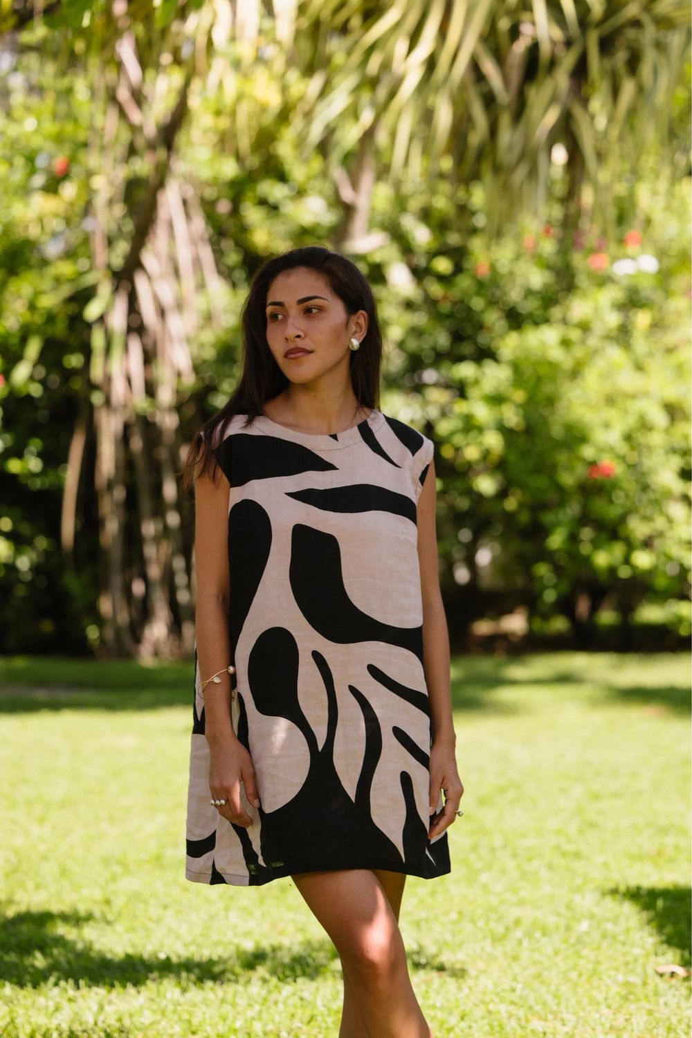 Laie Mini Dress Uru Black
