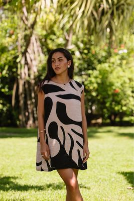 Laie Mini Dress Uru Black