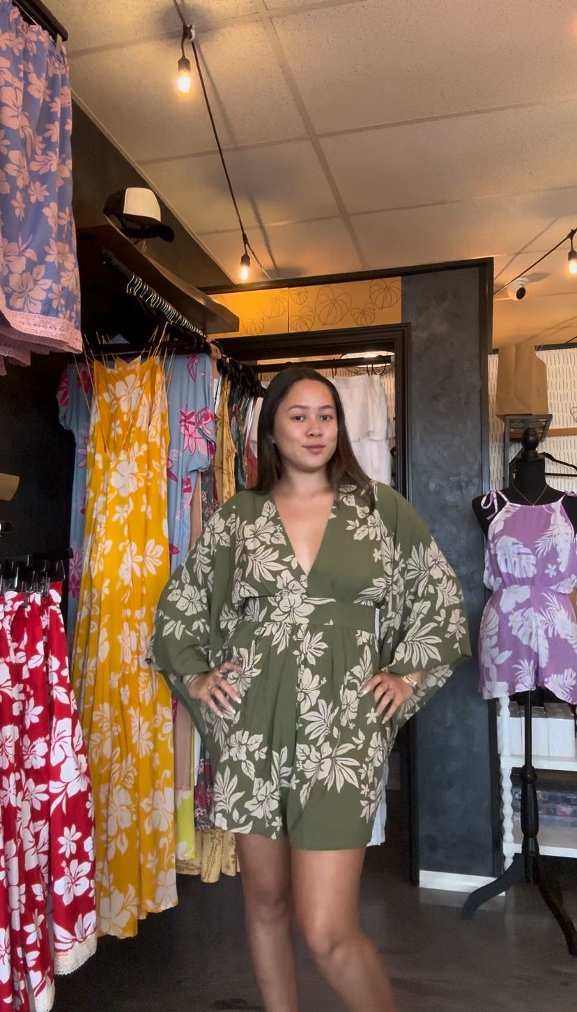 Maima Romper In Khaki