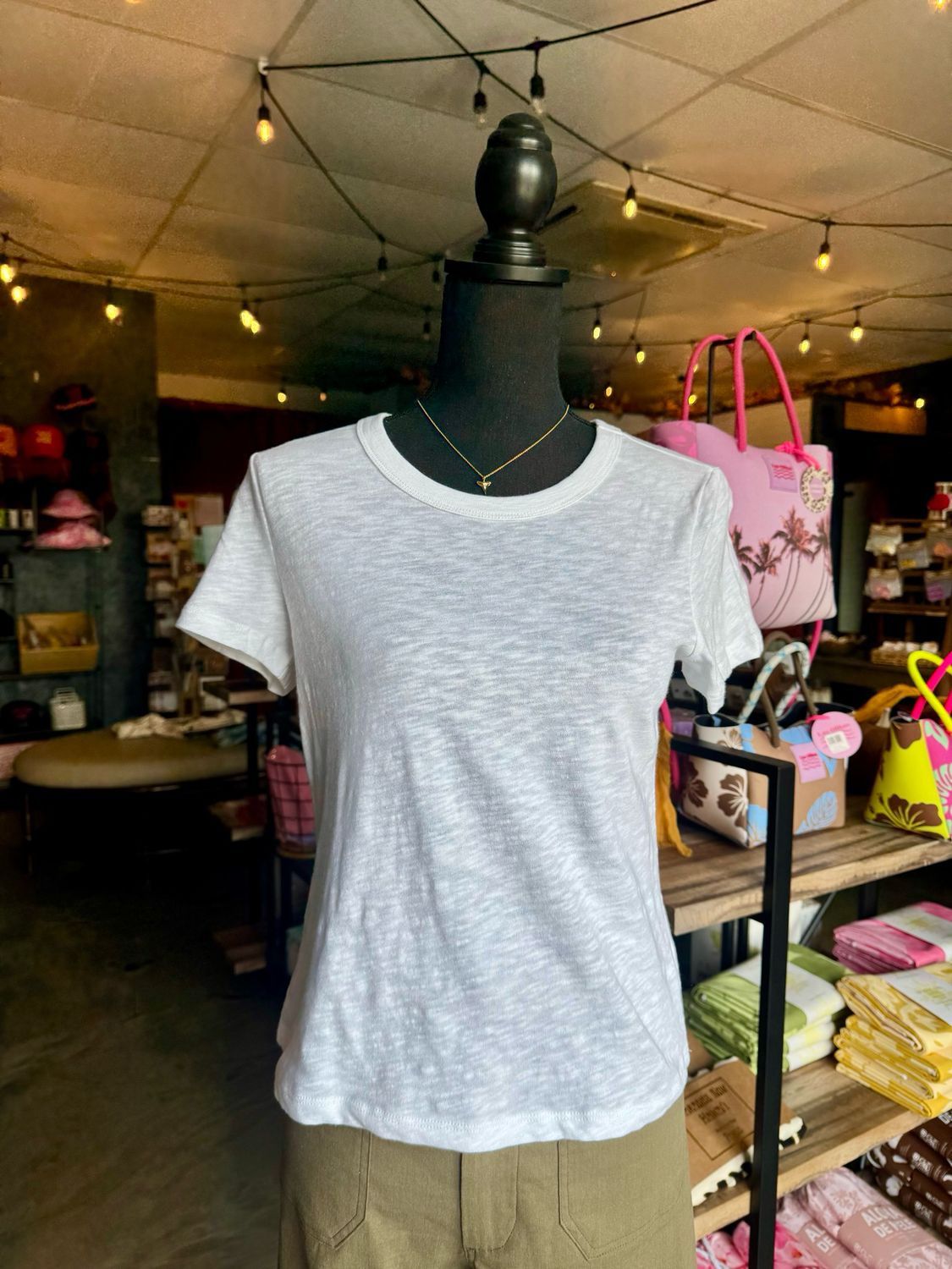 Junie White Tee