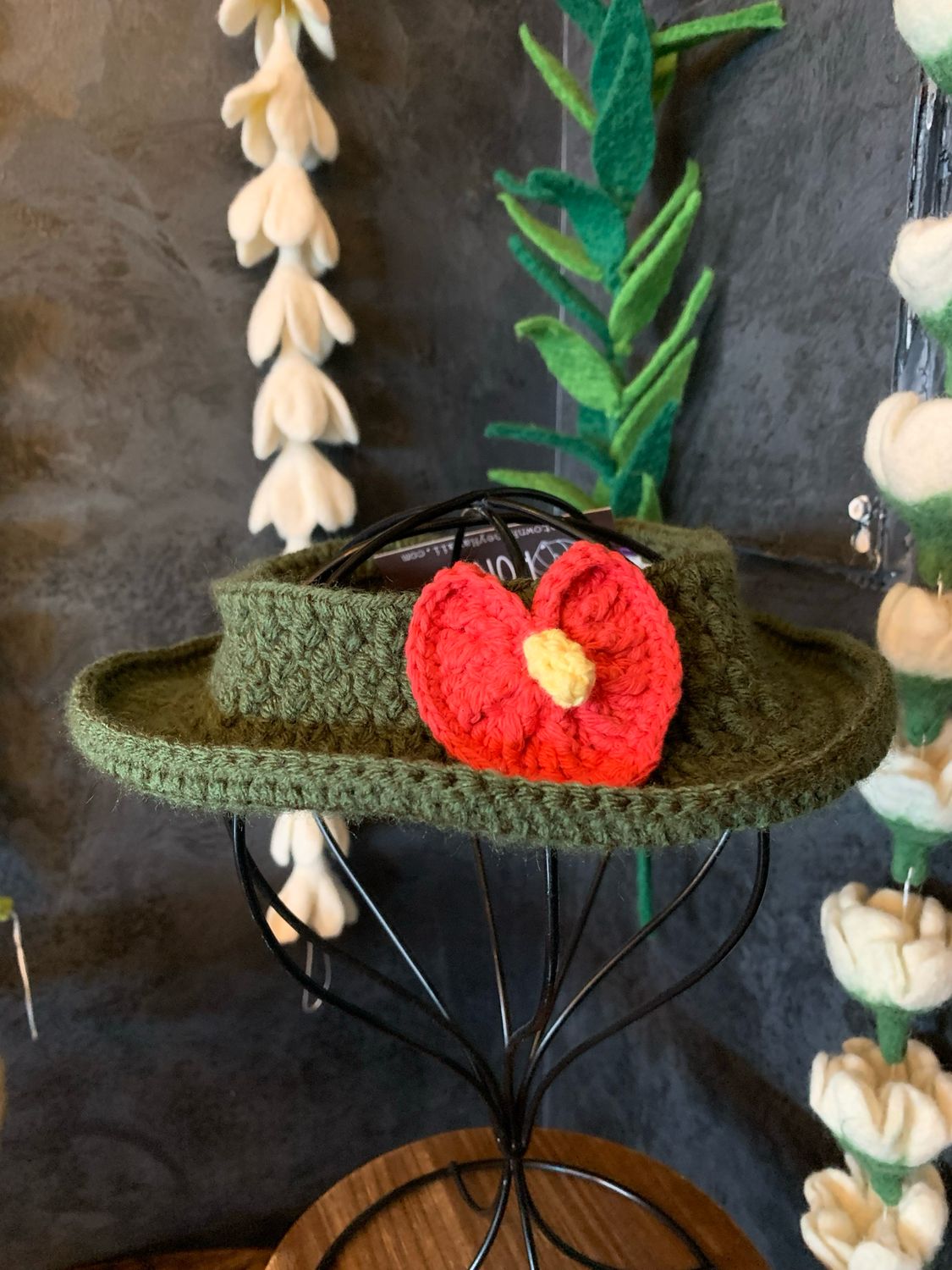 Green Crochet Papale