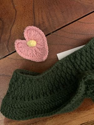 Green Crochet Papale