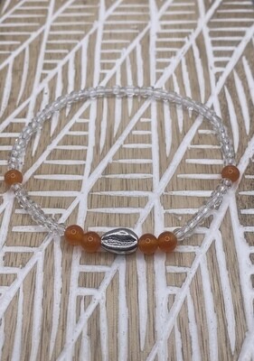 “May your feet take you to where your heart wants to go.” - Carnelian Gemstone Anklet