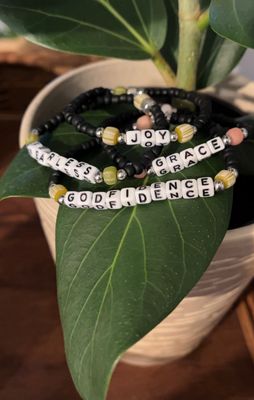 Your Daily Reminder…Affirmation Seed Bead Bracelets! 
Seven to Choose from!