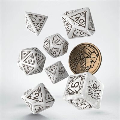 Witcher Dice: Geralt the White Wolf (8pc)