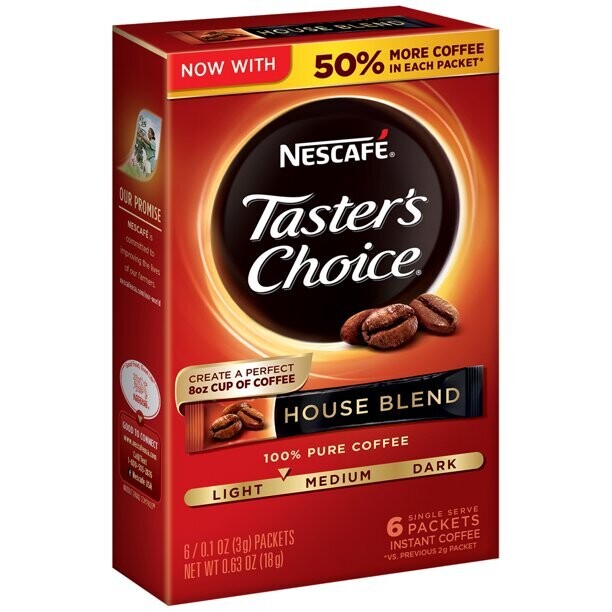 Ground / Instant Coffee  6 PACKETS 0.63 oz