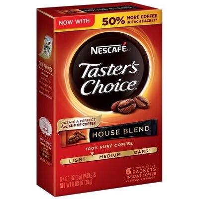 Ground / Instant Coffee  6 PACKETS 0.63 oz