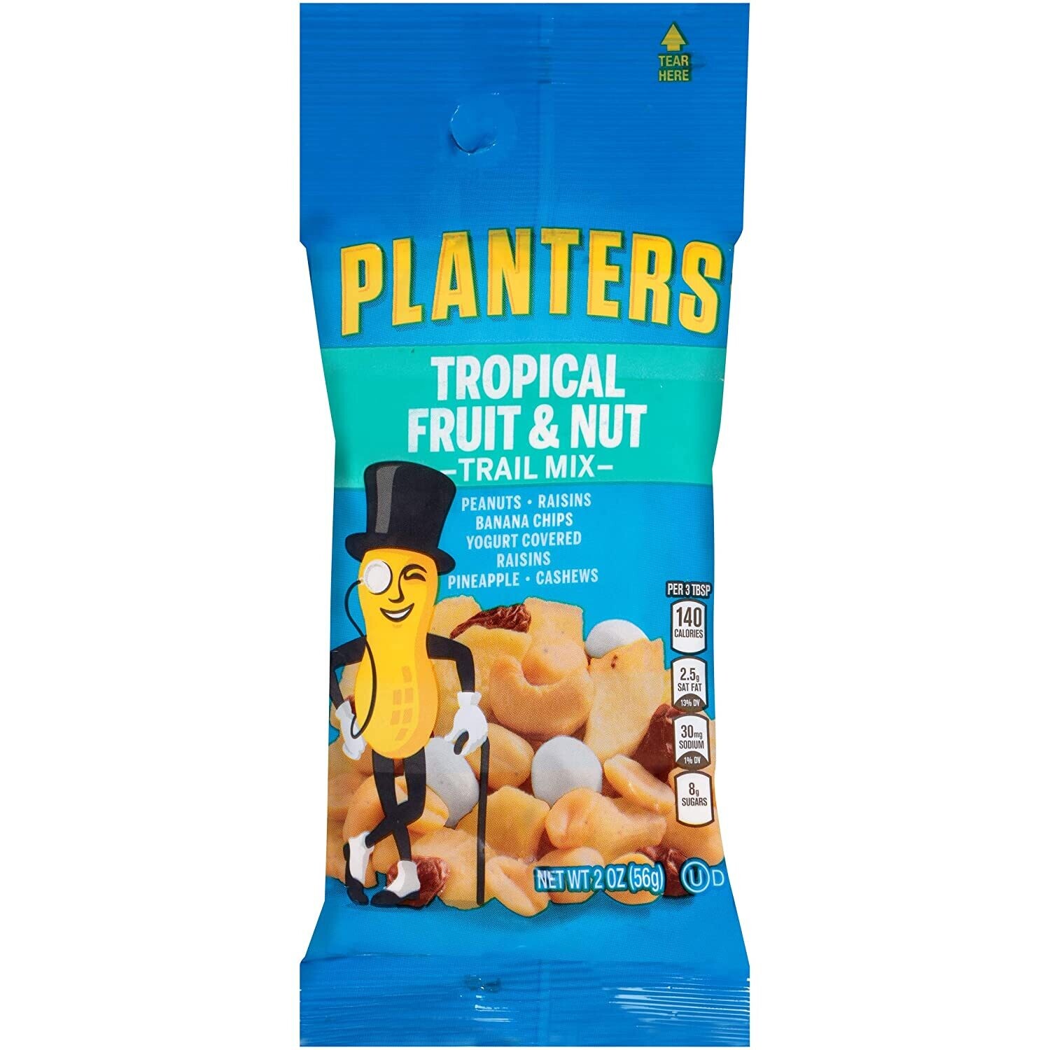 Planters: Trop Fruit & Nuts Mix 2oz.