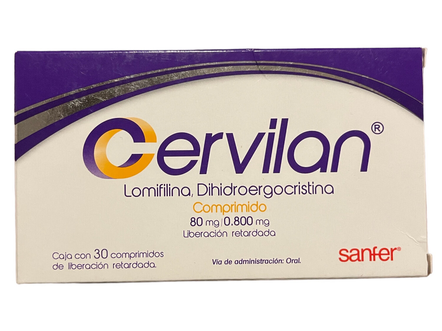 Cervilan 80 MG/ 0.800 MG ORAL, 30 COMPRIMIDOS