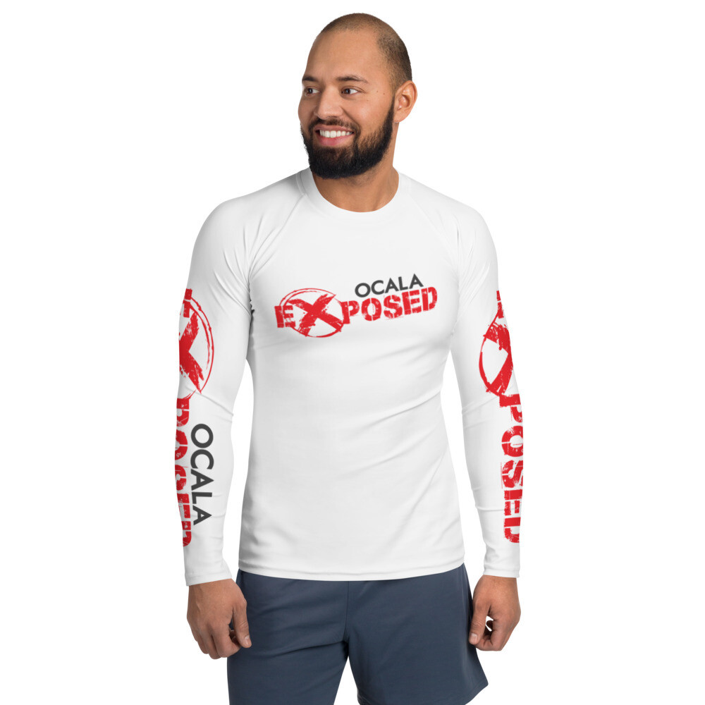 Ocala.Exposed Men's Rash Guard, Size: XS