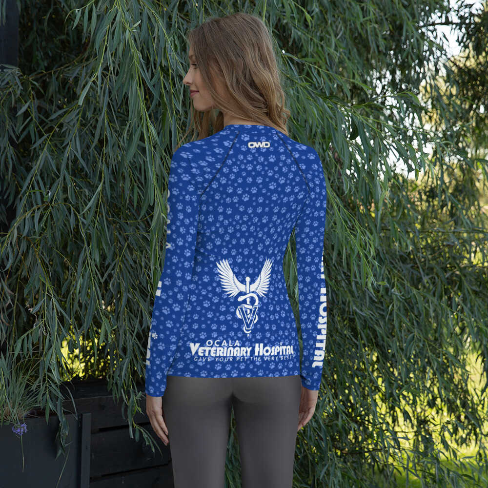 OCALA VETERINARY CLINIC Women's Rash Guard