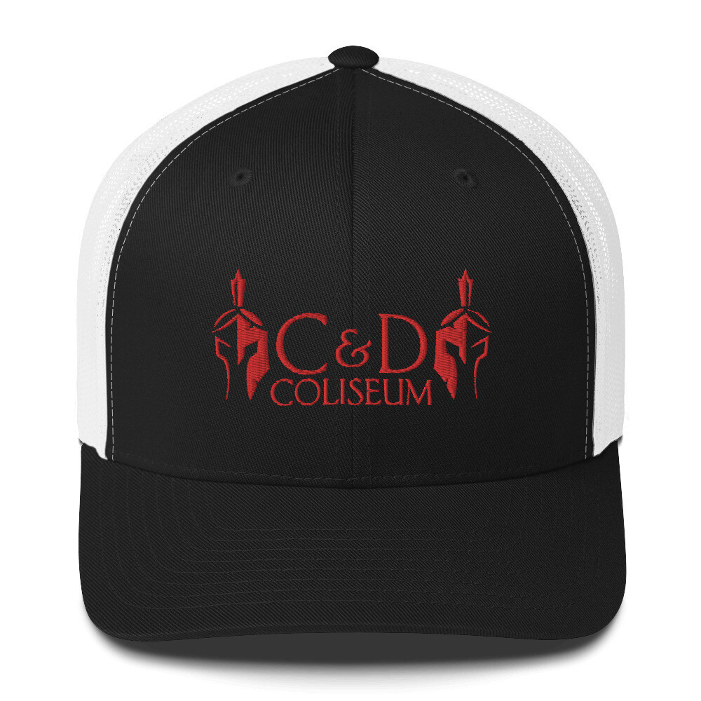C&D RED STITCH Trucker Caps
