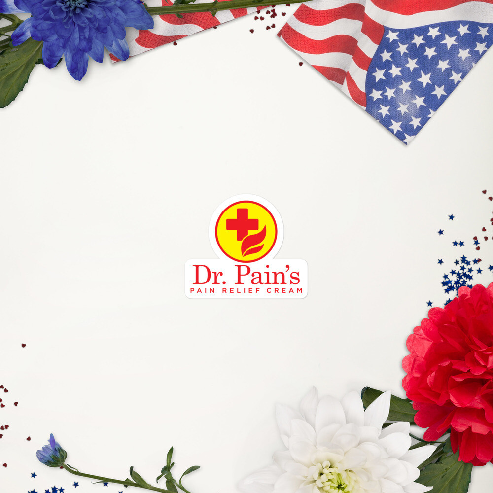 DR PAINS Bubble-free stickers, Size: 3x3