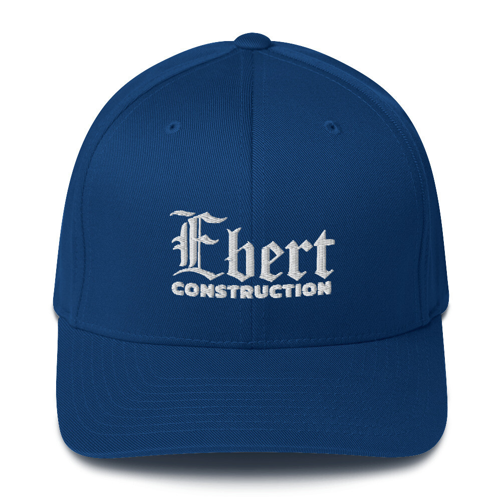 EBERT Structured FlexFit Cap, Color: Royal Blue, Size: S/M