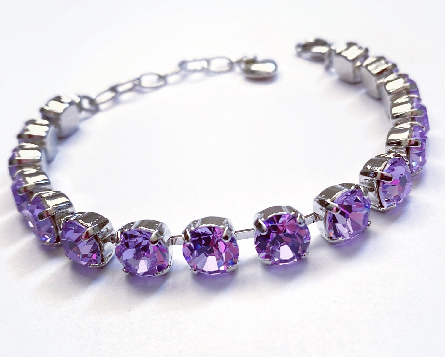Crystal Bracelet, Lilac