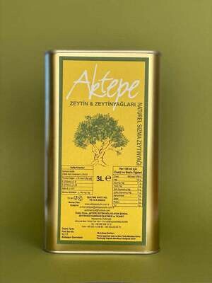 Aktepe Sızma Zeytinyağı (Olgun Hasat) 3L Aktepe Sızma Zeytinyağı (Olgun Hasat) 3L