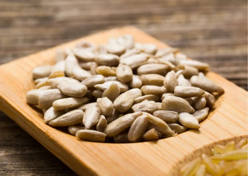 Sunflower seeds without shell