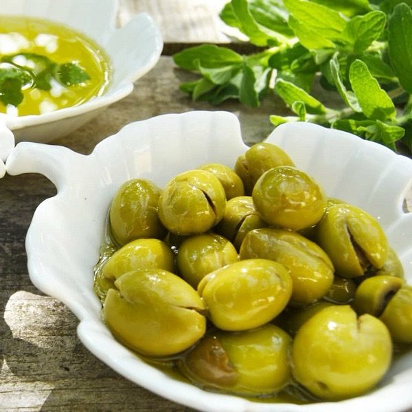 Hatay Cracked Green Olives