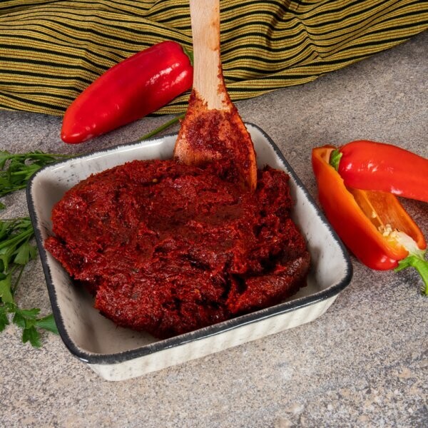 Antep Style Sweet Pepper Paste (Homemade)