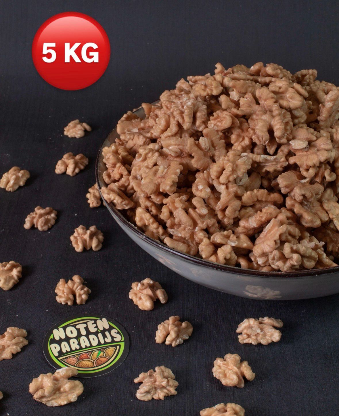 Extra White Walnut Kernels Butterfly Halves 5KG