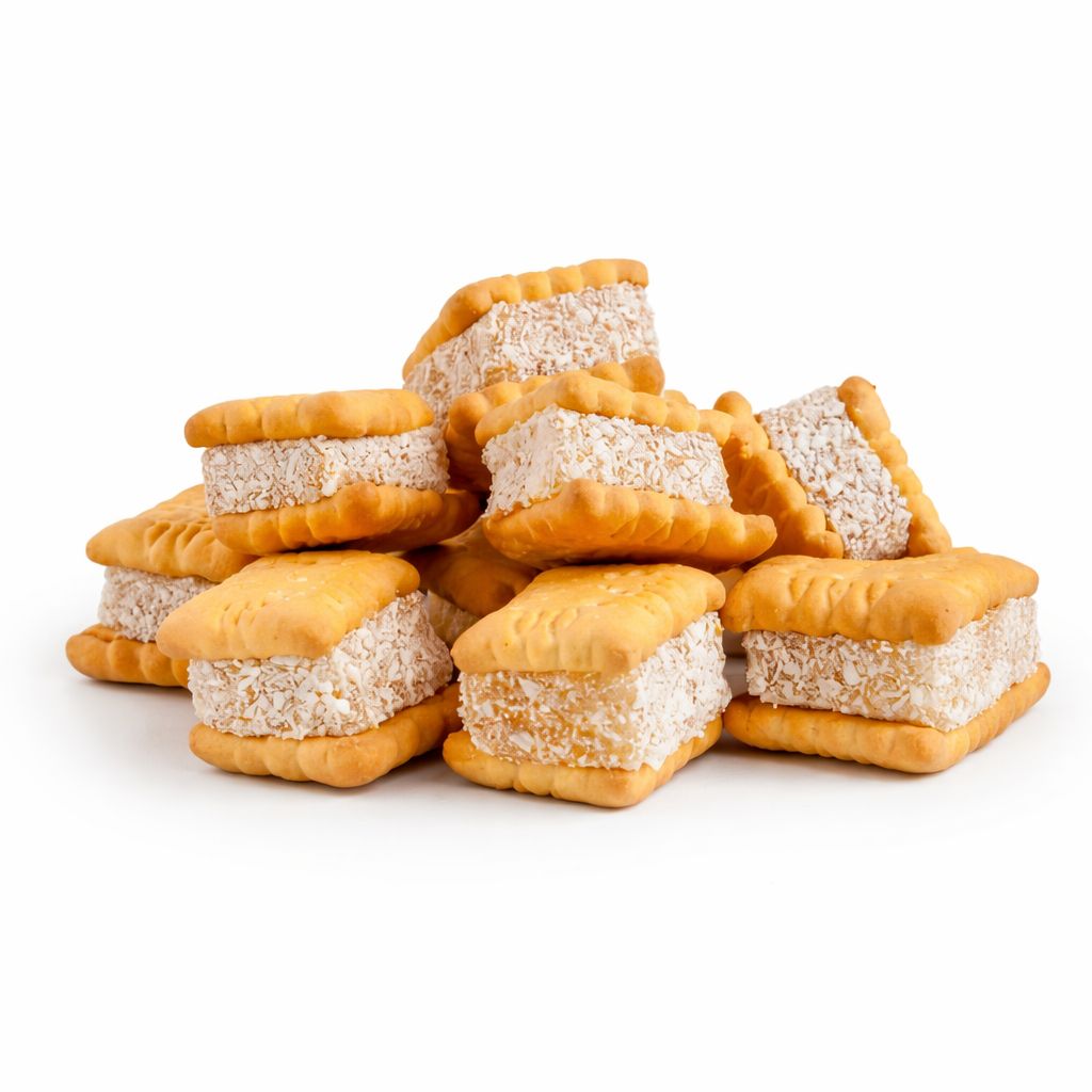Mini Biscuit Sandwich with Turkish Delight