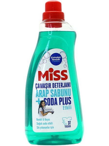 Miss: Laundry Detergent Green Soap + Soda Plus (37 Washes)