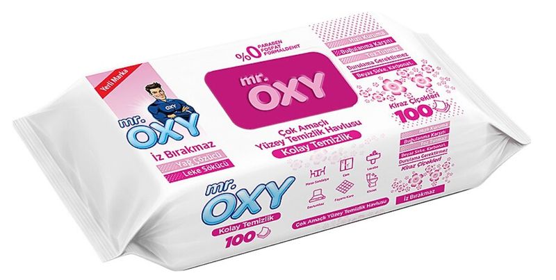 Mr. Oxy: Multi-Purpose Cleaning Wipes (Cherry Blossom)