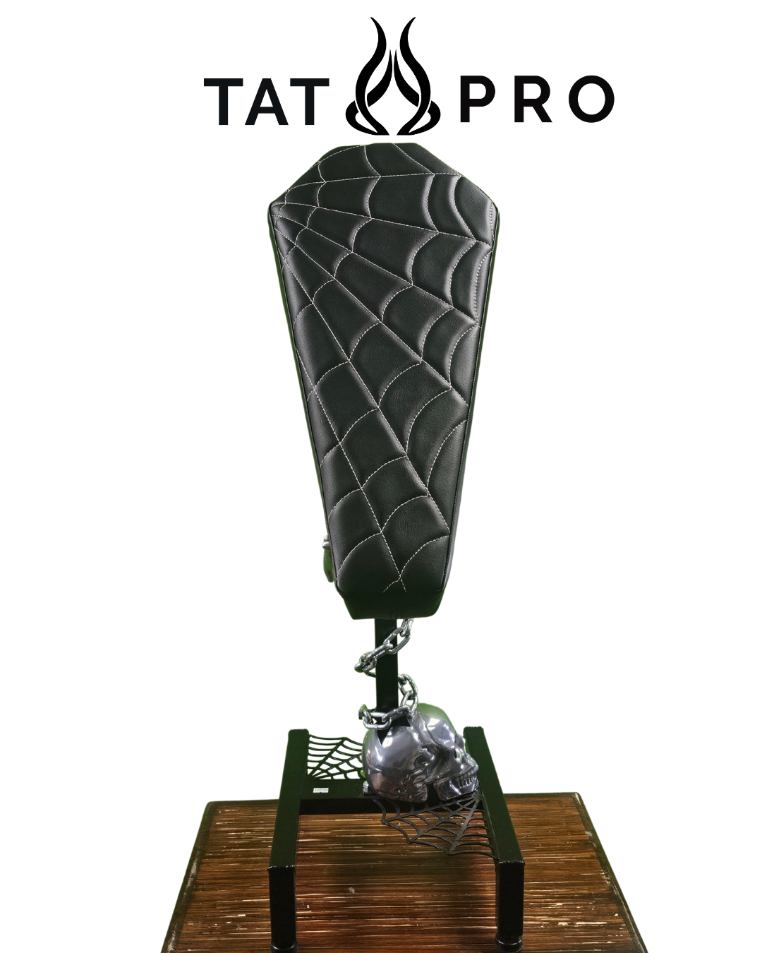 TAT-PRO™ Coffin with skull Armrest