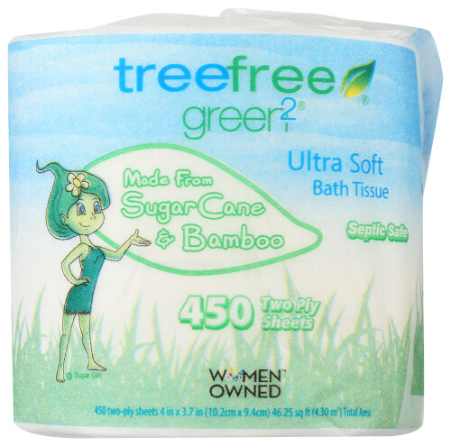 GREEN2 TREE FREE BATH TISSUE 450 SHEETS