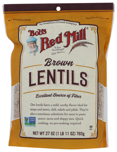 Bobs Red Mill Lentils Brown