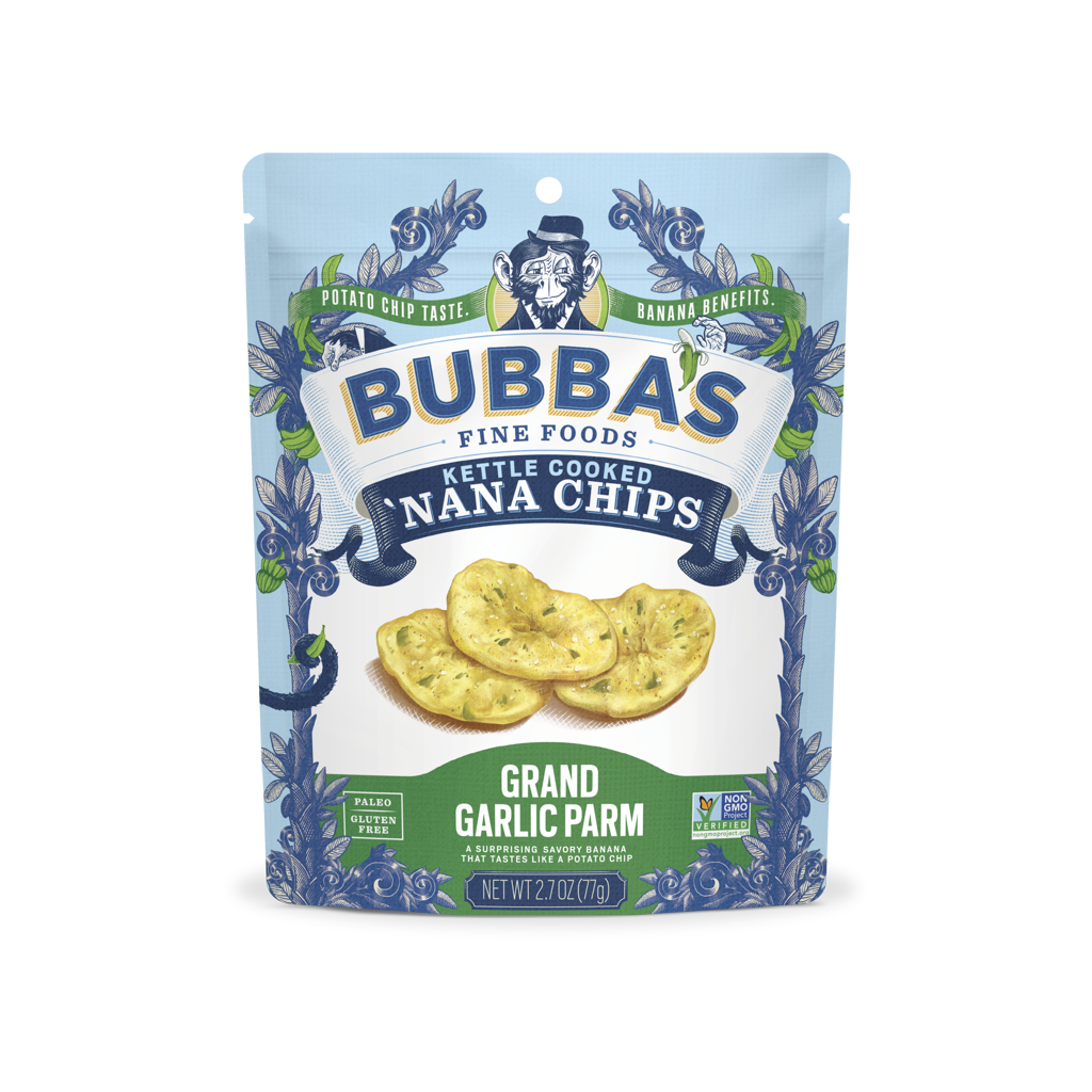 Bubba's Grand Garlic Parm Nana Chips
